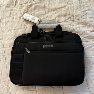 Kenneth Cole Reaction Black Nylon 15" Briefcase